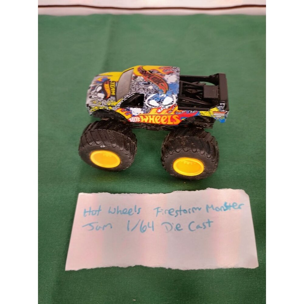 Team Hot Wheels‎ Firestorm Monster Jam Truck 1/64 Die Cast